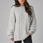 Cable Knit Jumper Dress