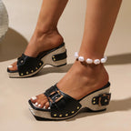 Stassi Platform Mules