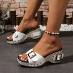 Stassi Platform Mules