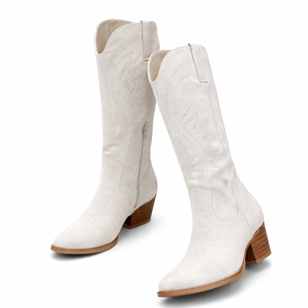 Embroidered Western Boots