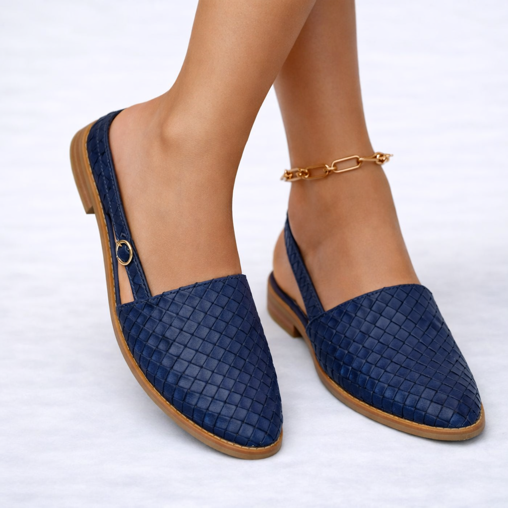 Woven Slingback Flats