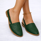 Woven Slingback Flats