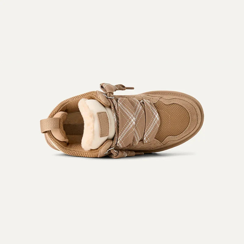 Suede Platform Sneakers