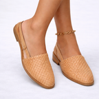 Woven Slingback Flats