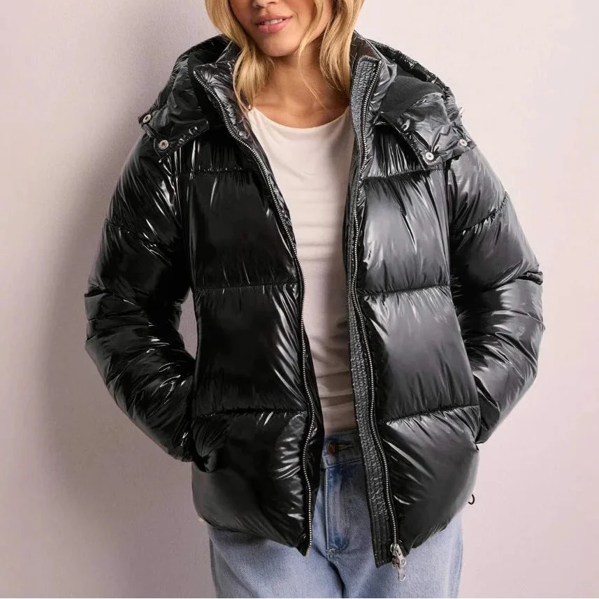 Hooded Quilted Puffer Coat