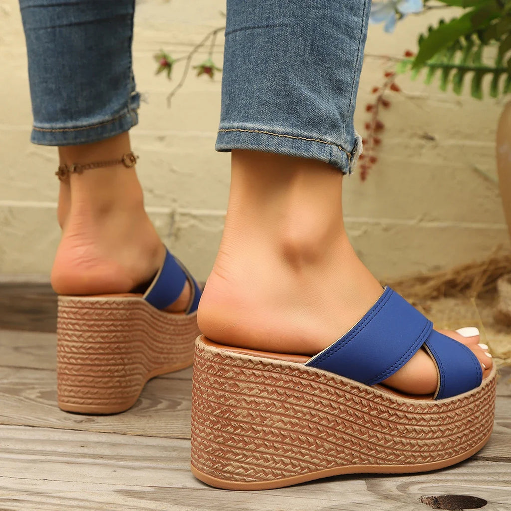 Jess Platform Wedge Sandals
