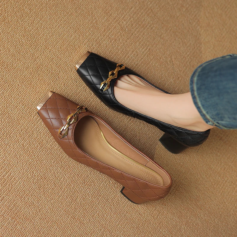 Penelope Block Heel Pumps
