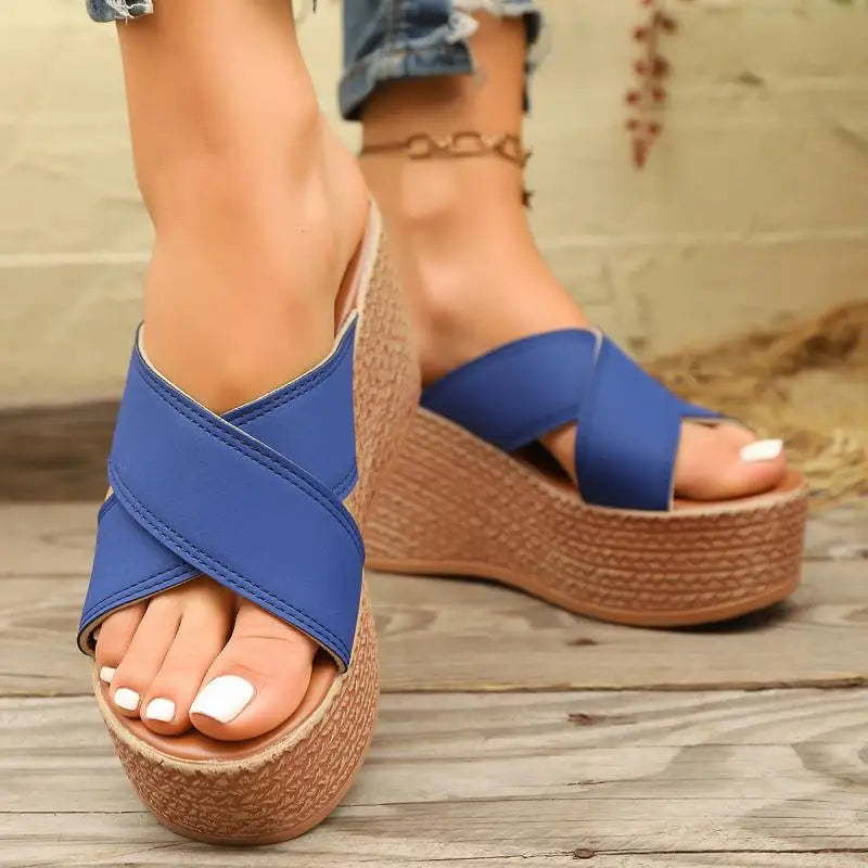 Jess Platform Wedge Sandals