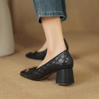 Penelope Block Heel Pumps