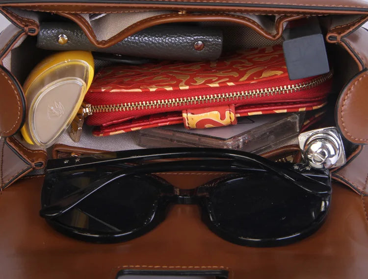 Astor Bamboo Top-Handle Bag