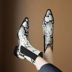 Seraphina Snakeskin Booties
