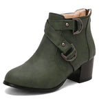 Bella Buckle Ankle Boots