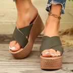 Jess Platform Wedge Sandals