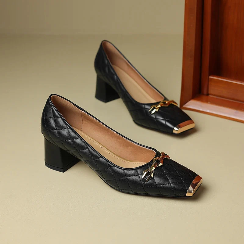 Penelope Block Heel Pumps