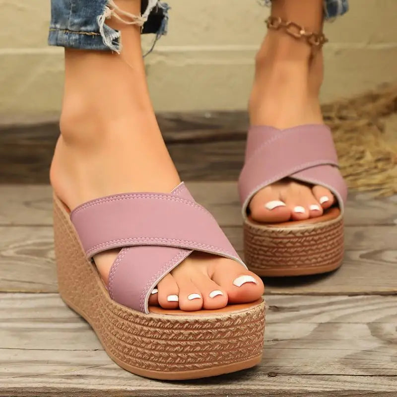 Jess Platform Wedge Sandals
