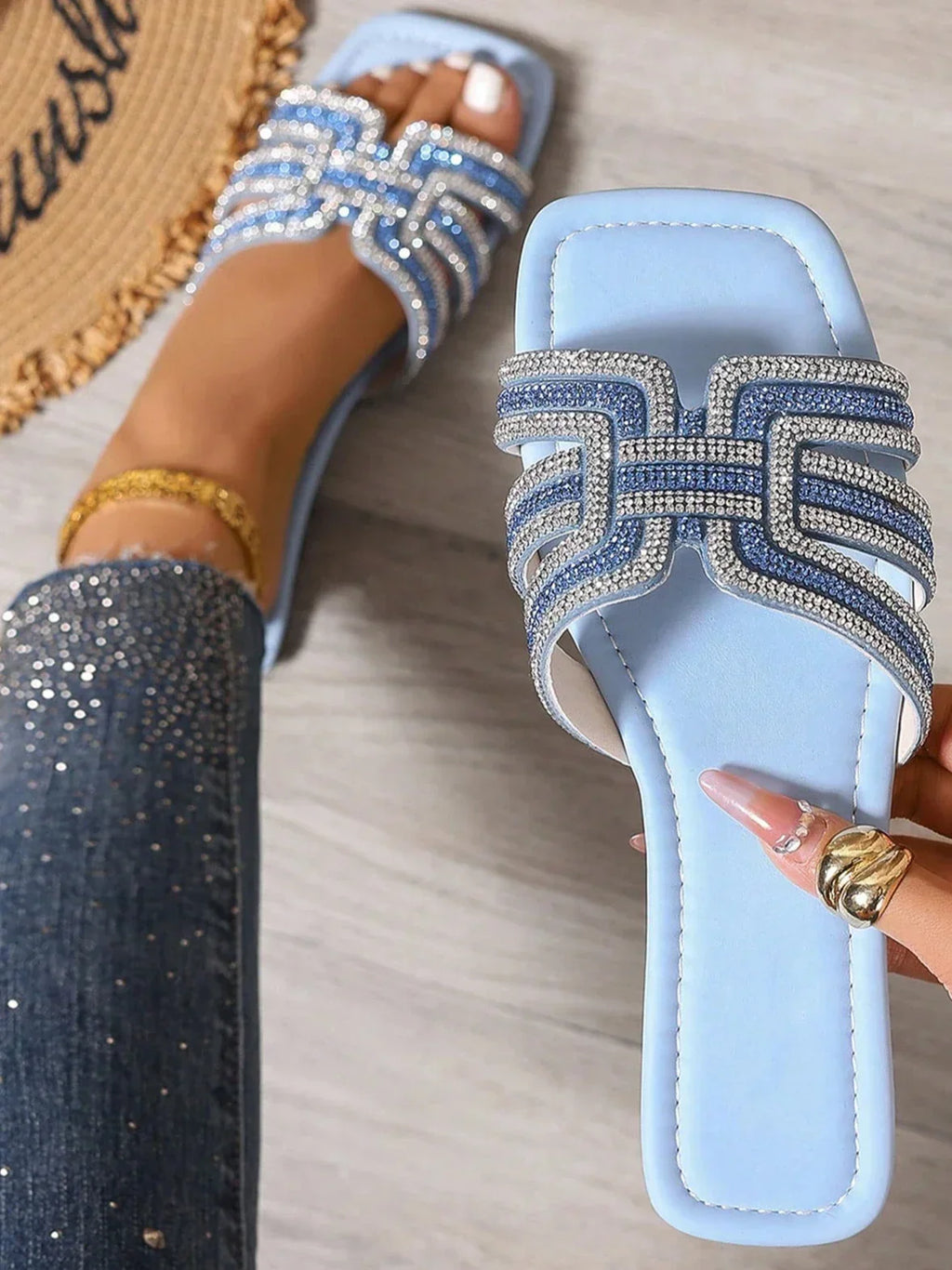 Aria Crystal Slides