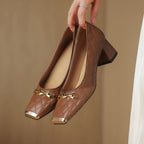 Penelope Block Heel Pumps