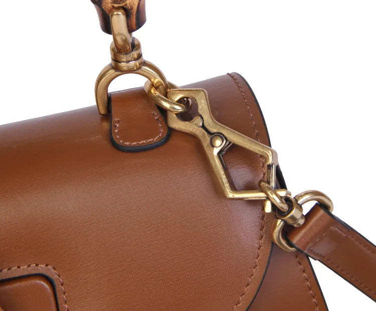Astor Bamboo Top-Handle Bag