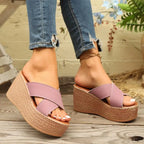 Jess Platform Wedge Sandals