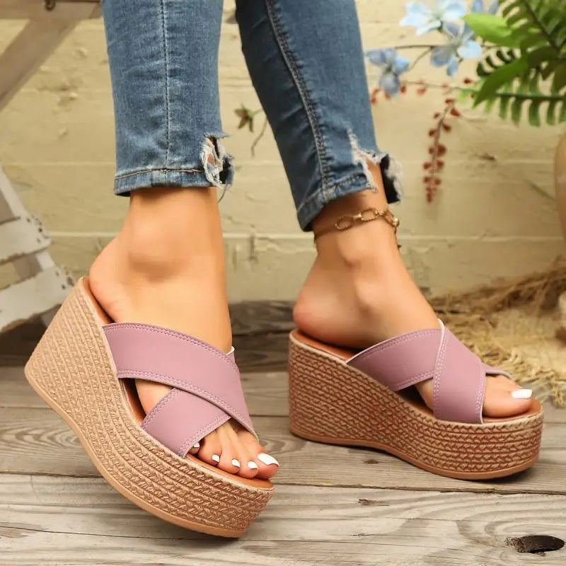 Jess Platform Wedge Sandals