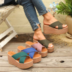 Jess Platform Wedge Sandals