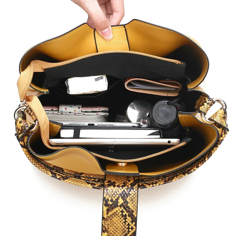Selene Snake Shoulder Bag