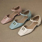 Bella Block Heel Pumps