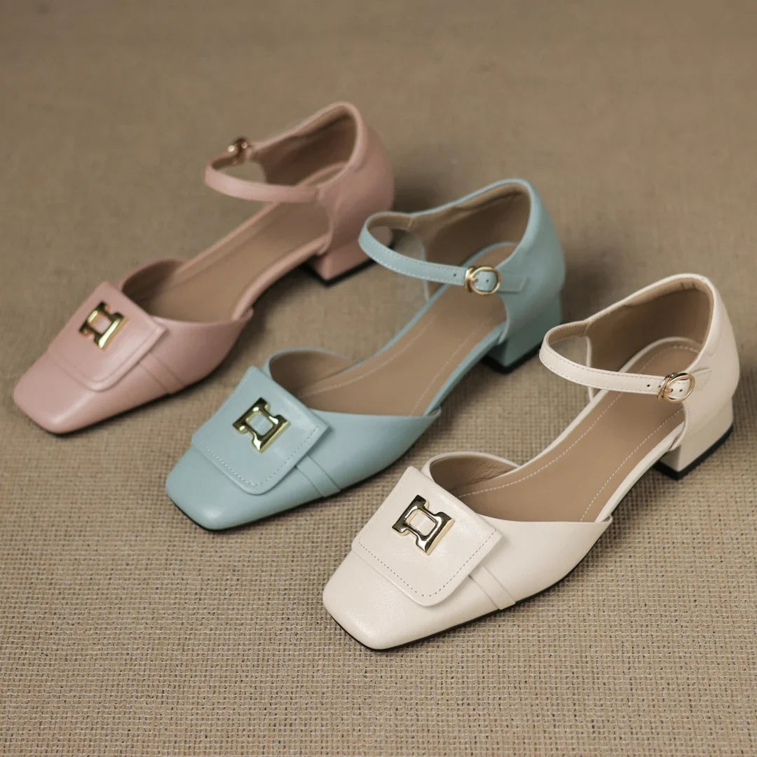 Bella Block Heel Pumps