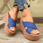 Jess Platform Wedge Sandals