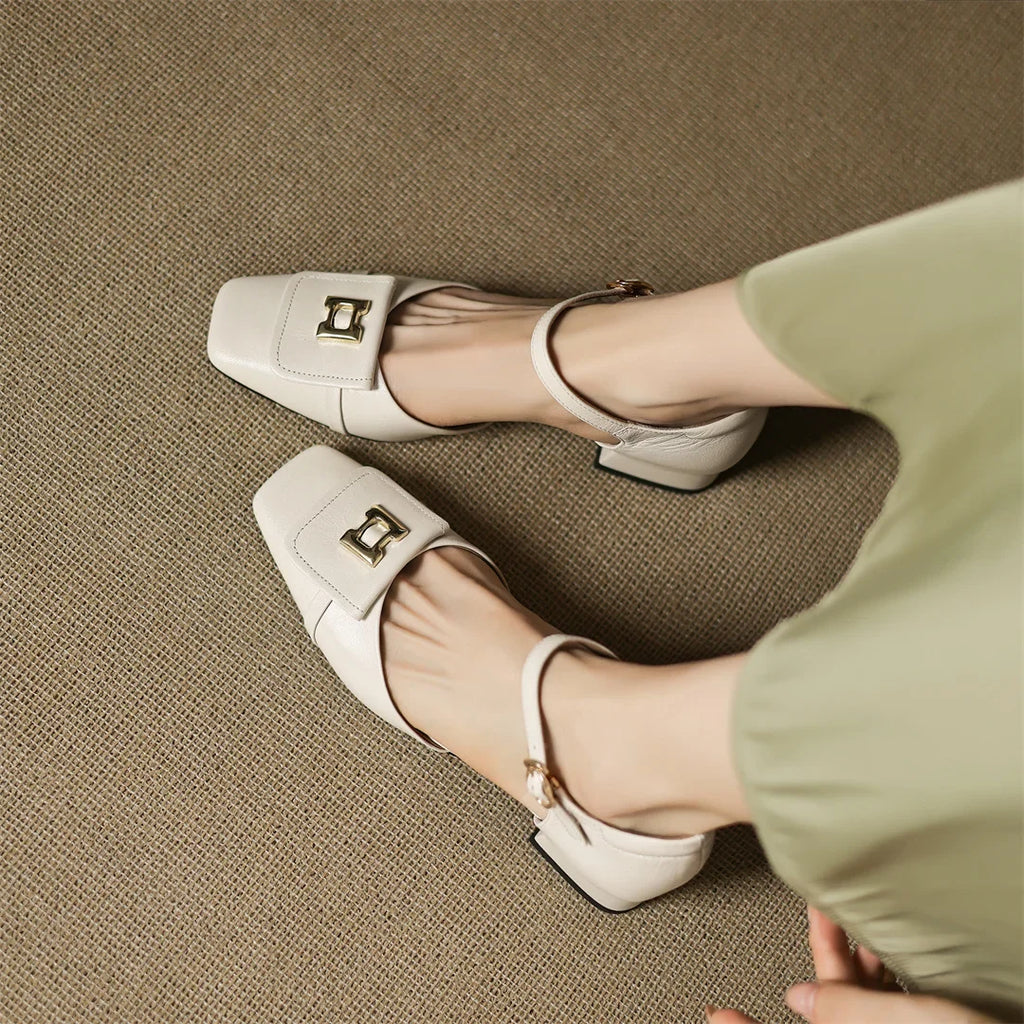 Bella Block Heel Pumps