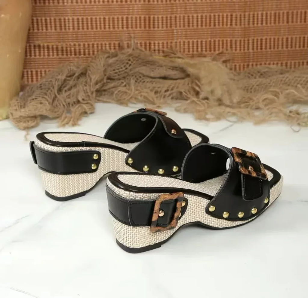 Stassi Platform Mules