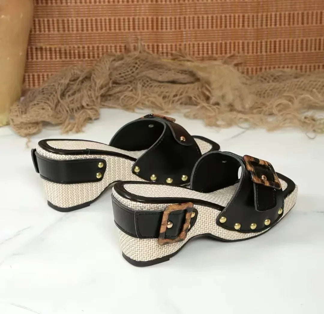 Stassi Platform Mules