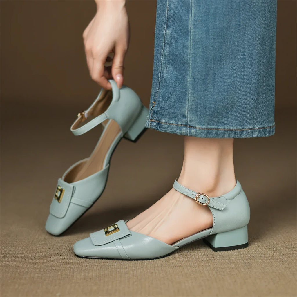 Bella Block Heel Pumps