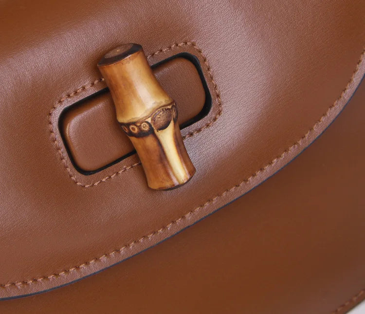 Astor Bamboo Top-Handle Bag
