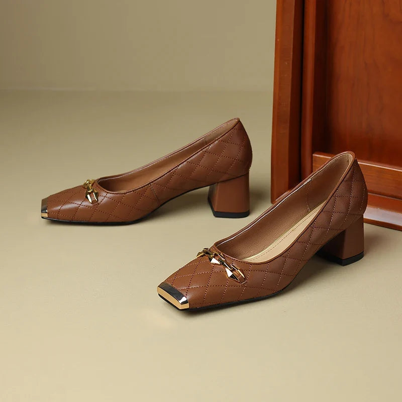 Penelope Block Heel Pumps