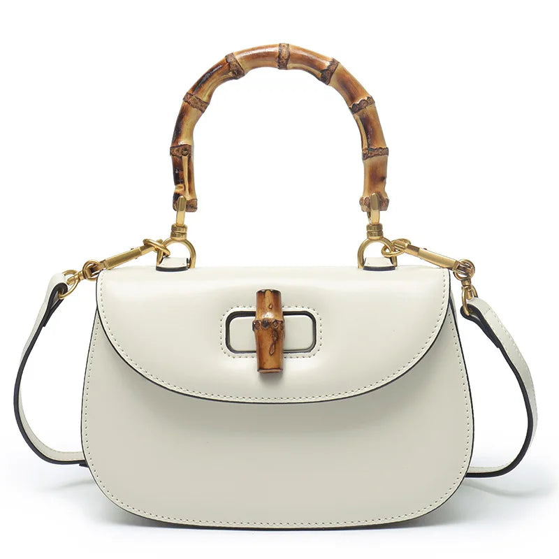 Astor Bamboo Top-Handle Bag