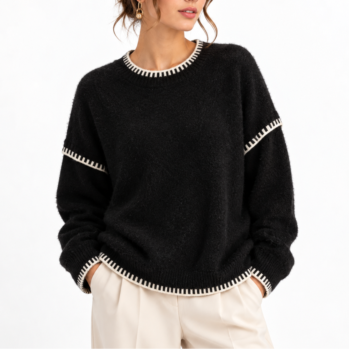 Chunky Boat Neck Sweater