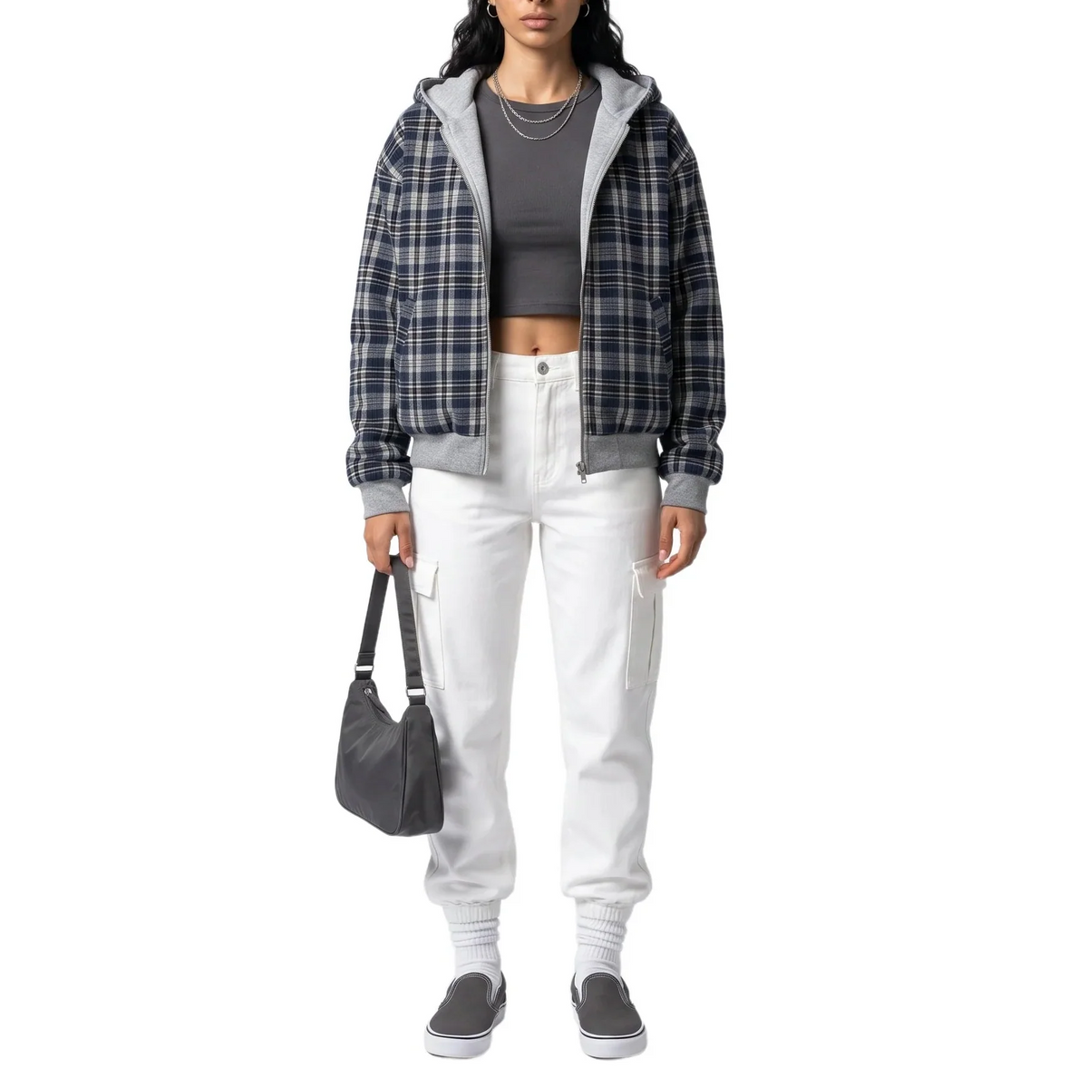 Reversible Cropped Jacket