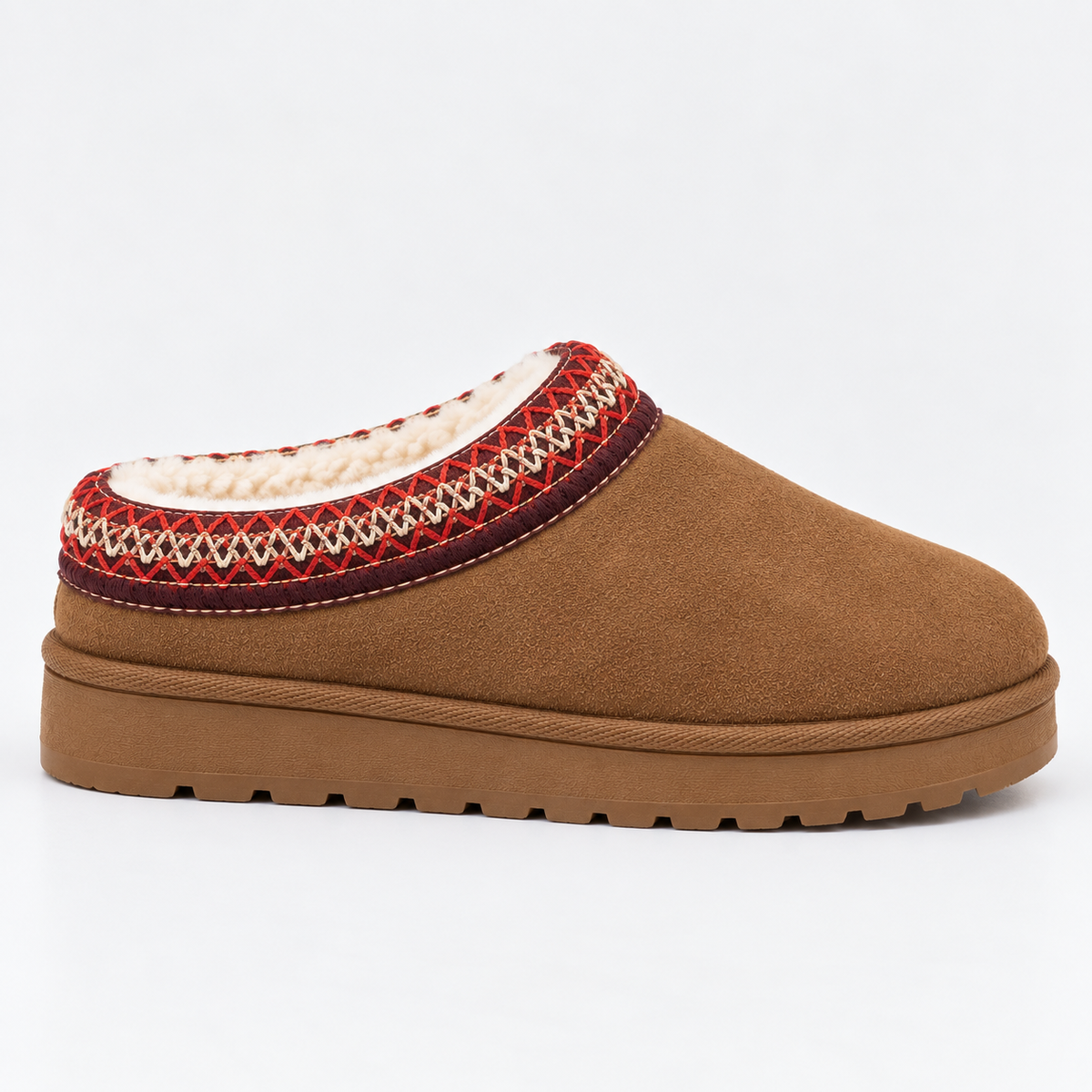 Suede Fur Clogs