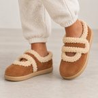 Suede Fur Slippers