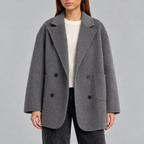 Oversized Double-Breasted Coat