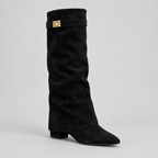 Buckle Knee-High Boots