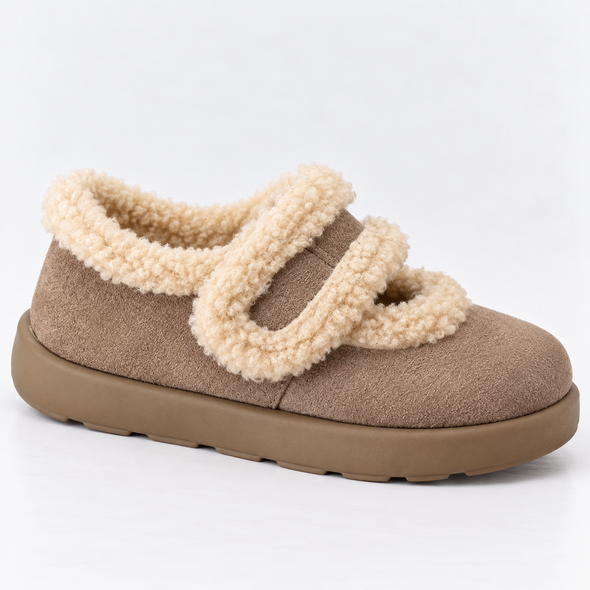 Suede Fur Slippers