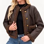 Shearling Trim Jacket