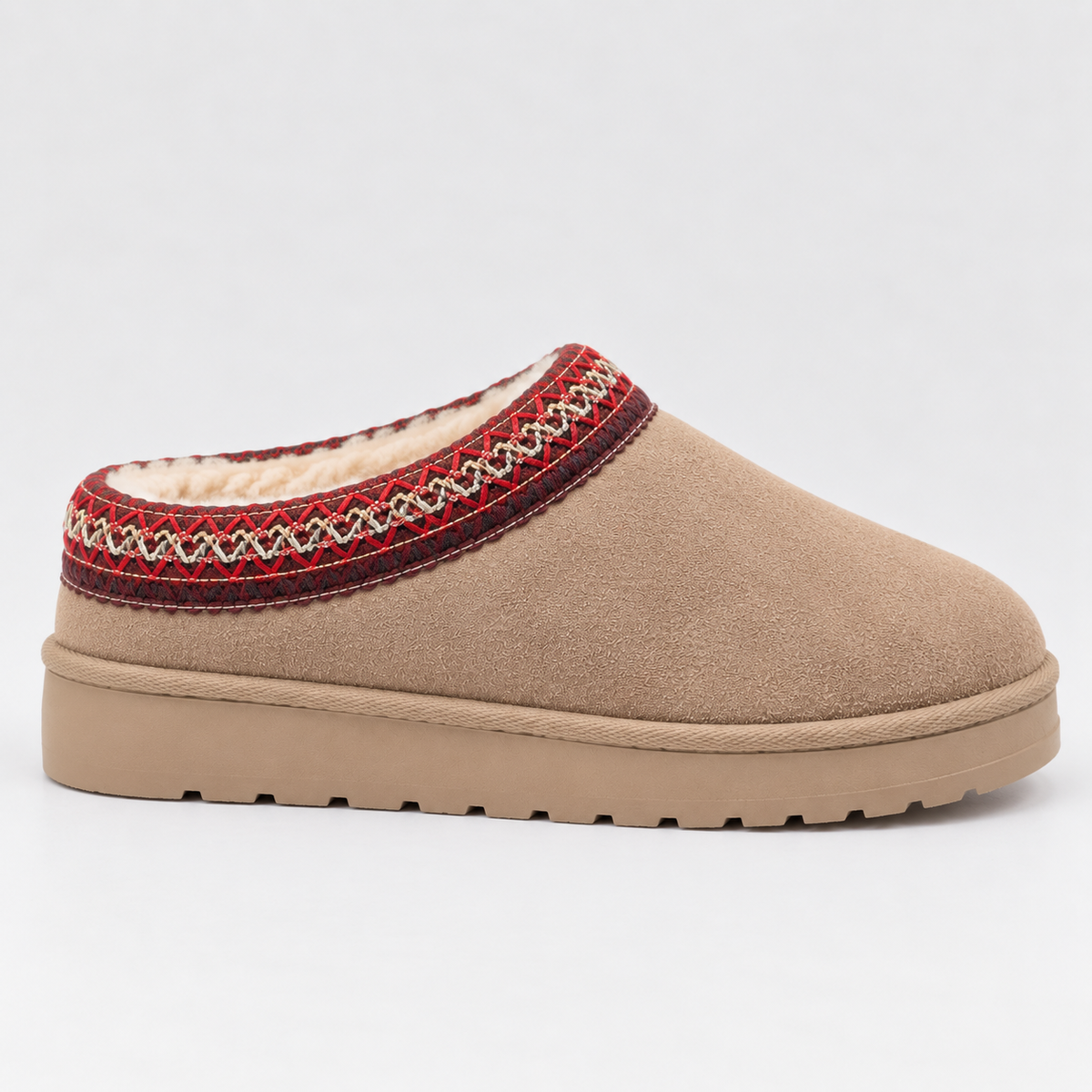Suede Fur Clogs