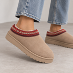 Suede Fur Clogs