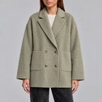 Oversized Double-Breasted Coat