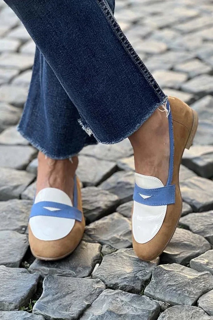 Emma Contrast Loafers