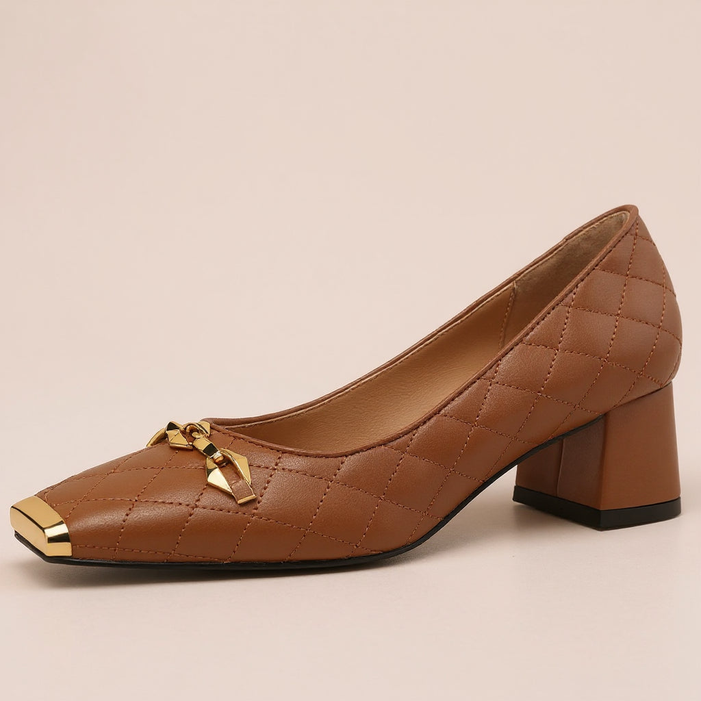 Penelope Block Heel Pumps