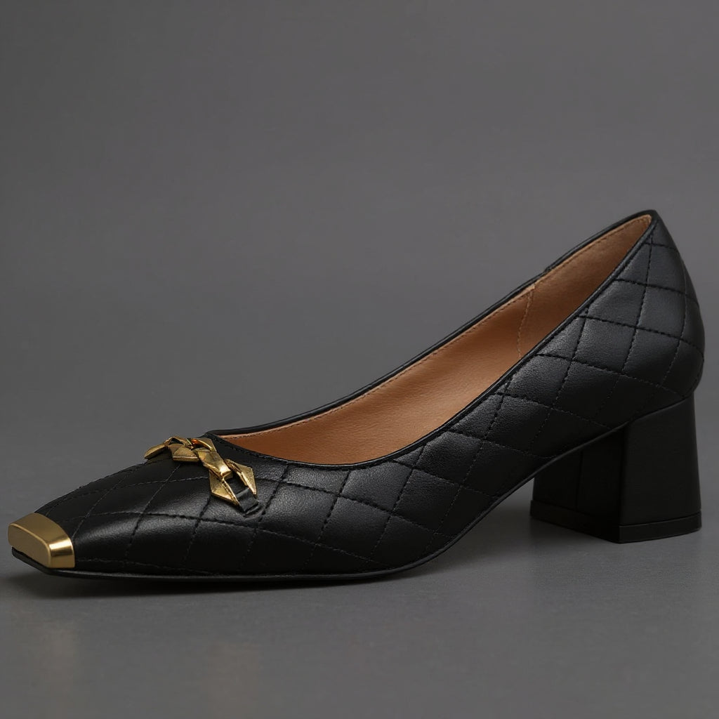 Penelope Block Heel Pumps